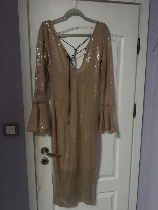 Дълга рокля с размер