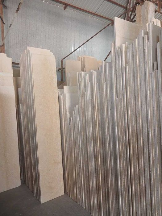 Travertin fasad ishlari uchun 1-sloy 2-sloy Qirg'iziston