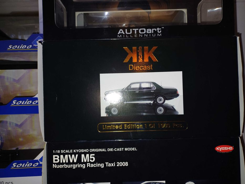 Колекционерски модел/ BMW 7-ма серия/ E23 733i/KKscale 1/18/ тъмнозелен