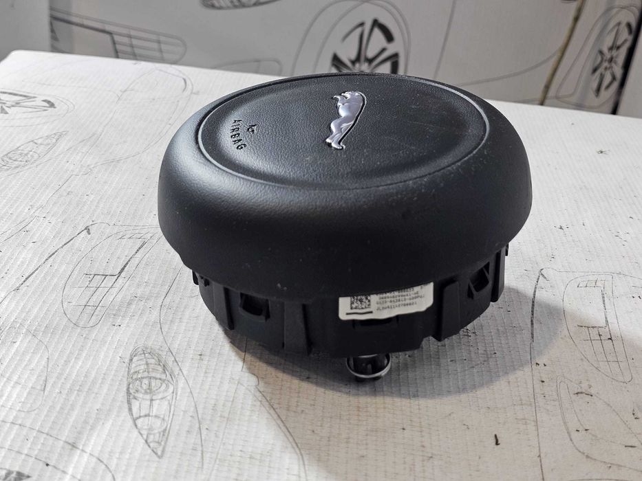 Airbag volan șofer Jaguar XE X760 / XF X260 / F-Pace X761 2015-2020 2015 2.0d 132kW Cod OEM: GX73-043B13-AD (5E3)