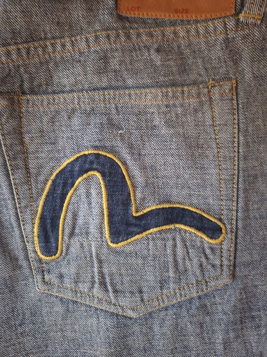 Blugi Evisu croiala inversa