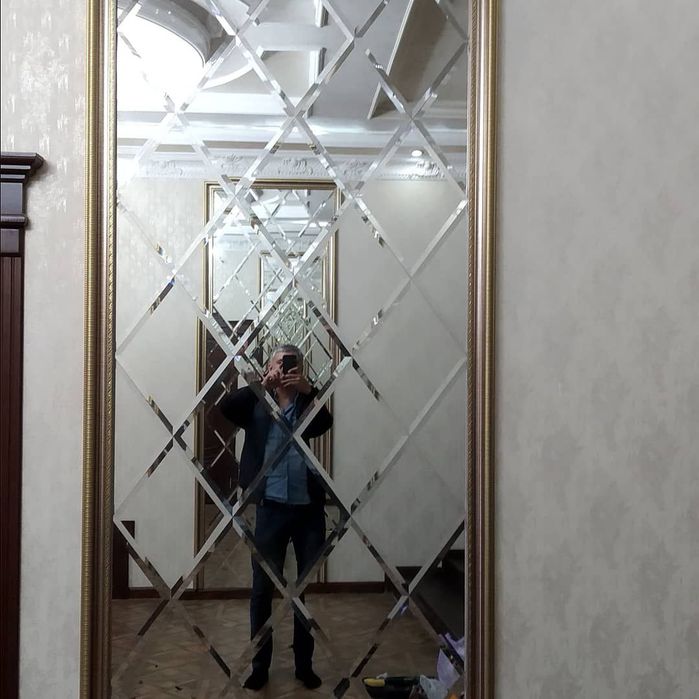 Зеркала на заказ (Зеркало РОМБИКИ )