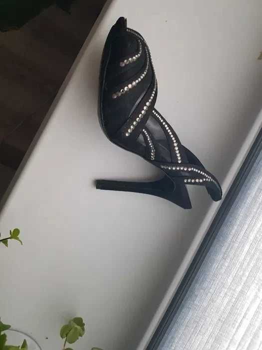 Sandale stiletto cu cristale Karen Millen – mărimea 36
