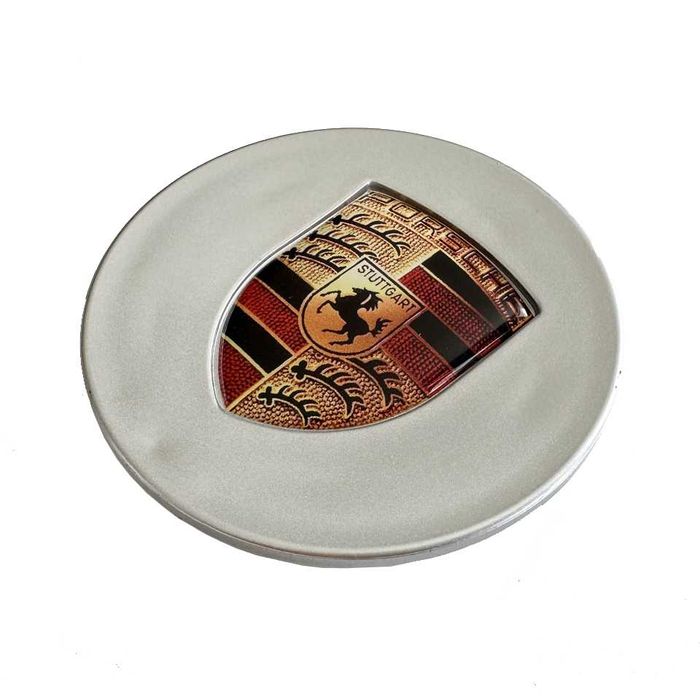 капачки за джанти Порше Porsche сиви 75мм комплект от 4 броя