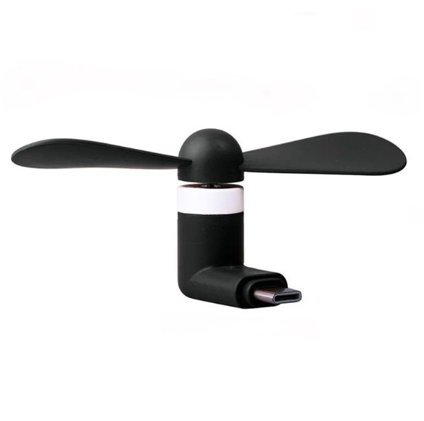 Новый удобный мини вентилятор работает через телефон
