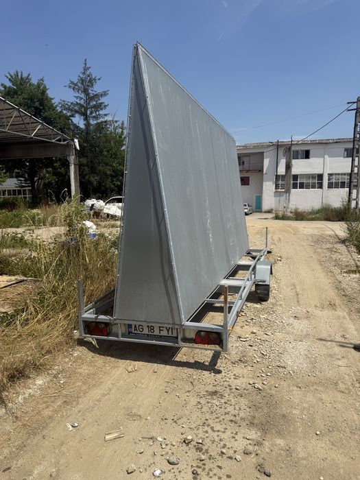 Remorca piblicitara 5x2.5m jumatate pret