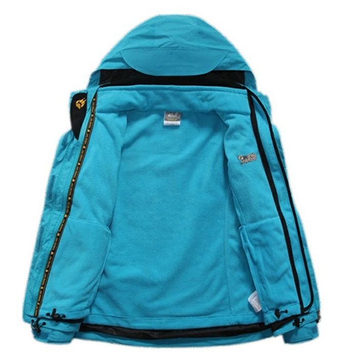 Jack Wolfskin (Германия) женская мембранная тёплая куртка 3 в 1.