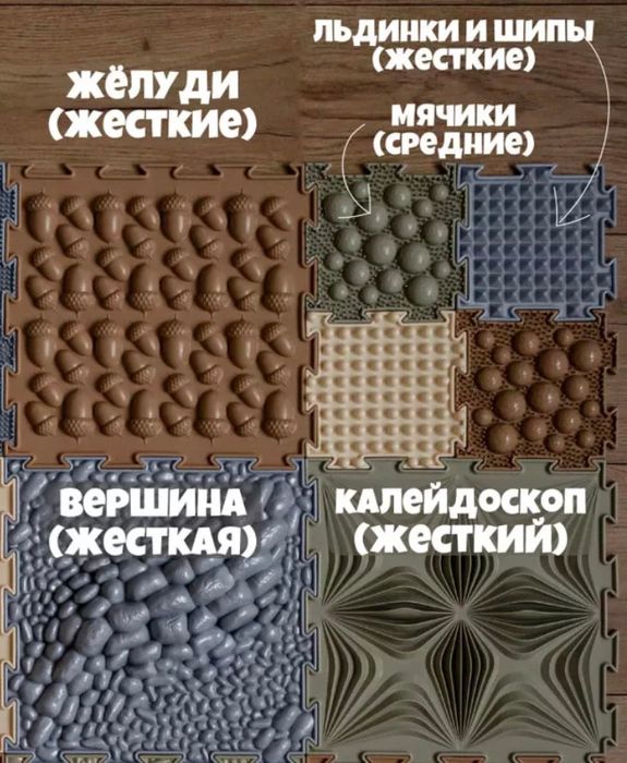 Массажный коврик пазл