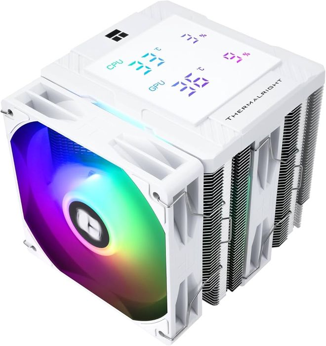 Cooler thermalright peerless assassin 120 ARGB display alb si negru