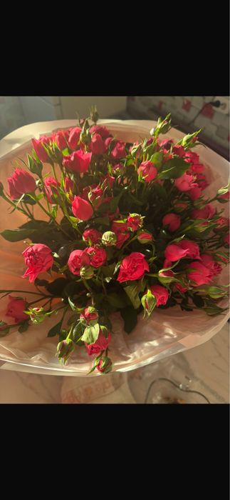 цветы свежие.