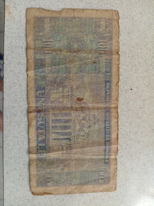Bagnota 100 de lei 1966
