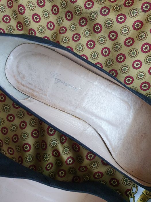 Pantofi dama piele naturala intoarsa suede kitten heels