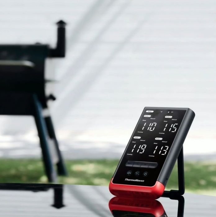ThermoMaven P4 | 4 сонди | Професионален BBQ термометър за месо