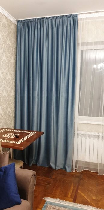 Комплект штор h=2,8,  шьем сами