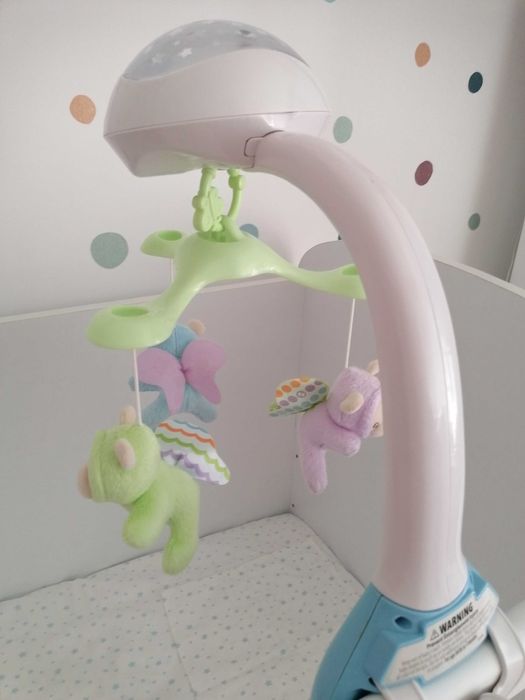 FISHER PRICE Музикална въртележка за легло МЕЧЕТА-ПЕПЕРУДИ