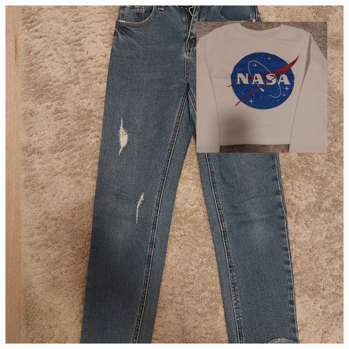 Set blugi și bluză  9-10 ani