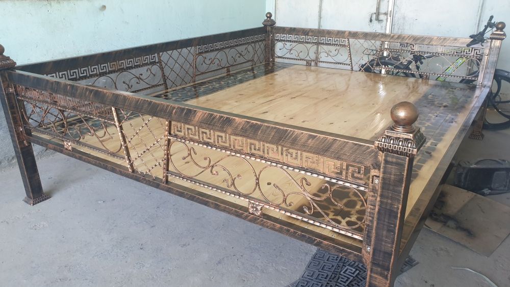 Temir karavat profeldan