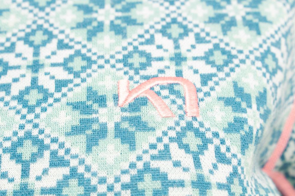 Kari Traa дамска блуза многоцветна термо бельо 100% мериносна вълна XL