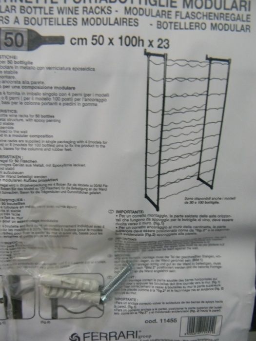 Rastel/Raft suport 50 sticle vin