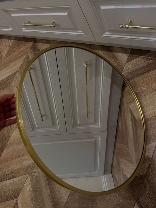 Подвесная тумба/консоль с зеркалом