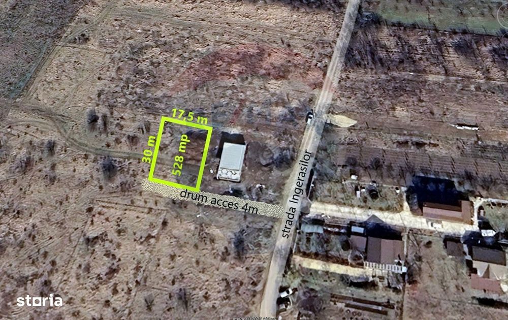 Teren construcție casă P+E+M – 528 mp, Peris, Ilfov, acces rapid DN1