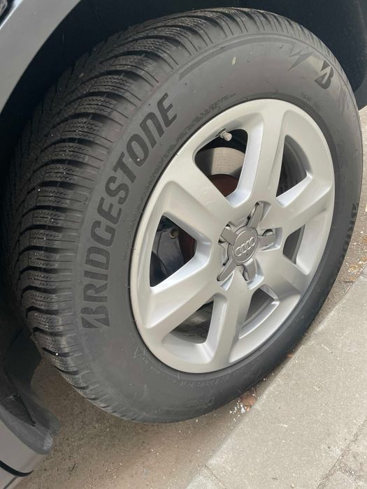 Roti 18 cu anvelope iarna Bridgestone Touareg 7p, Audi Q7,Cayenne 2013