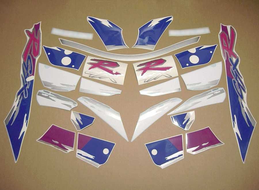 Стикери Сузуки 750 GSXR 1990-1993г. лепенки Suzuki ГСXР графики 1992