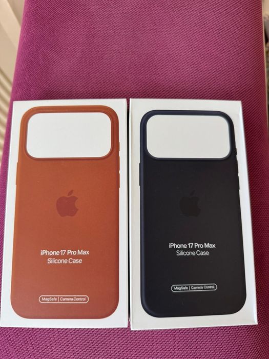 Huse silicon originale iPhone17,17Pro,17Pro Max-MagSafe&Camera Control