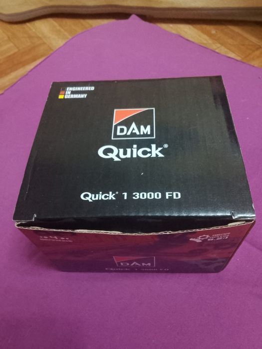Продам спиннинговую катушку DAM Quick 1 3000 FD