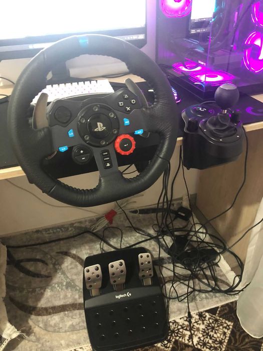 volan gaming logitech g29+shifter