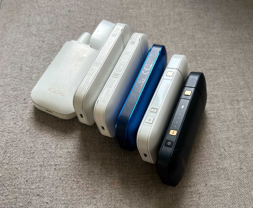 Lot de 6 dispozitive IQOS cu diverse defecte - nu incarca