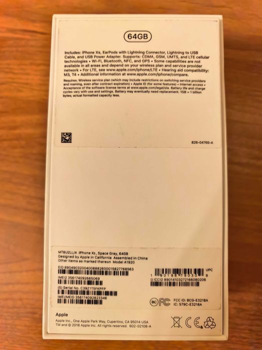 Продам IPhone XS 64 гб