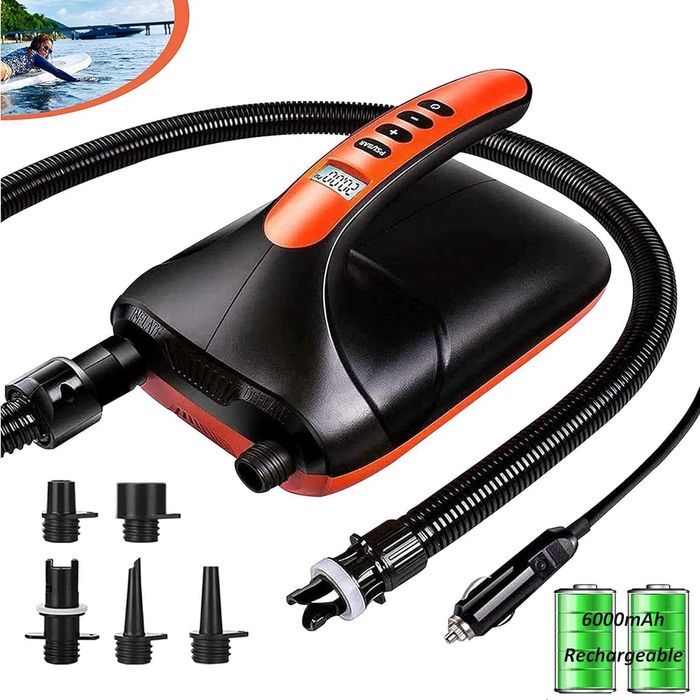 Pompa electrica SUP 20PSI cu baterie 6000mAh si functie dubla