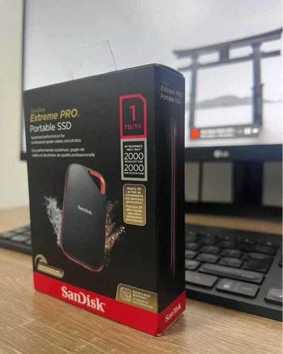 SSD extern Sandisk Extreme® Portable V2, 1TB, NVMe, USB 3.2 Gen 2