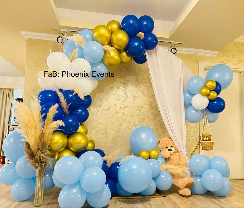 Aripi inger baloane photocorner decoratiuni aranjamente decor botez