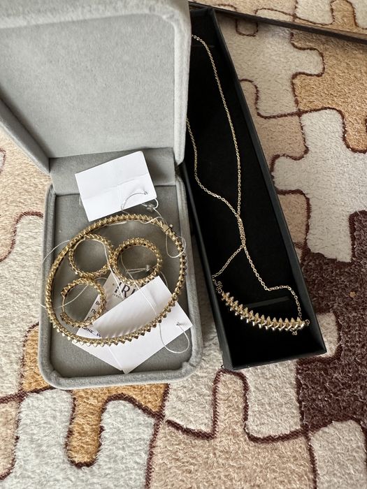 Браслет, кольцо, серьги, ожерелье Clash