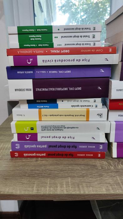 Cărți de Drept - utile pentru admitere la INM, barou, licență