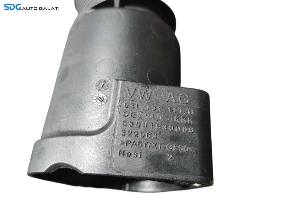 Tub Tubulatura Cot Turbosuflanta Volkswagen Golf 5 2.0 TDI 2004 - 2008 Cod 03L131111G [N3348]