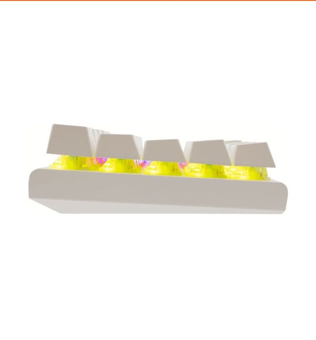 Механична клавиатура/White Shark - WAKIZASHI-2 White, Blue Sw., бяла