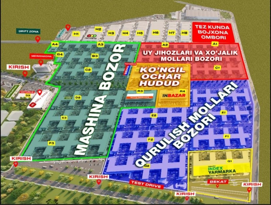 Срочно! Продается магазин 19 м² в ТК Tashkent INDEX (Сергели)