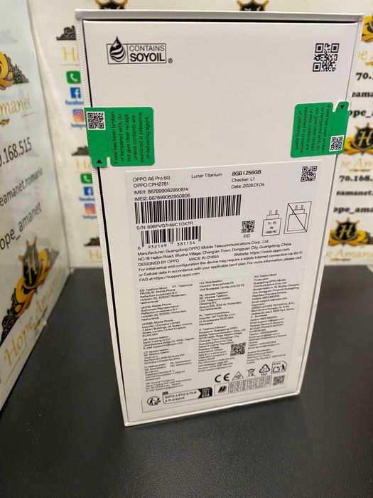 Hope Amanet P3 Oppo A6 PRO / 256 GB / Sigilat!