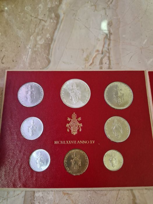 2 броя сет монети Ватикана+сребро