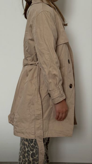 Trench fetite bej