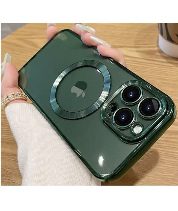 Iphone 14/15/16E/17/PRO/MAX/PLUS Husa TPU 0.2 Luxury Incarcare Magsafe