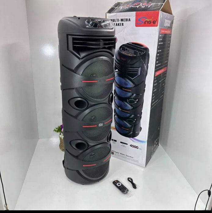 Портативная Bluetooth колонка с караоке + микрофон