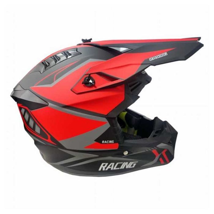 Кросова каска RACING, Full Face, DOT, Размер: S; M; L; XL - Вело, Мото