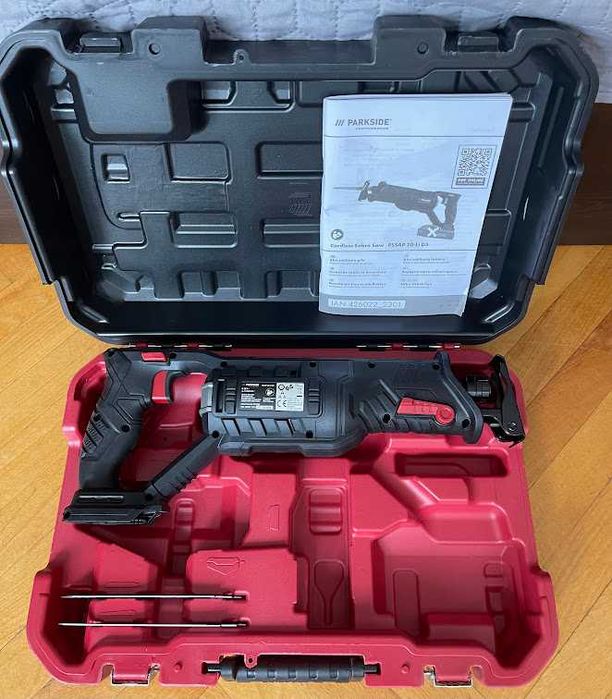 Акумулаторни саблени триони Parkside Зелен и Черен Внос от Германия