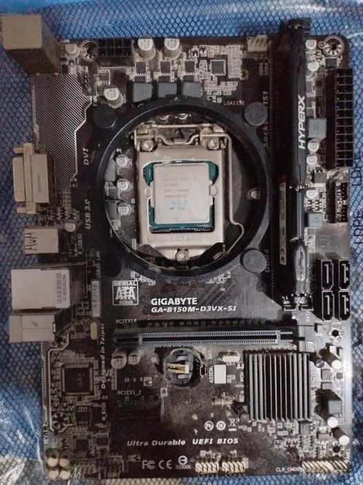 Материнская плата LGA 1151 + i5 6400 + ddr 4 8gb