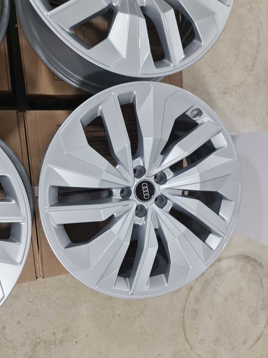 Jante R20 OEM noi pt Audi Q8 E-tron A6 Q3 Q5 Q6 Q7 A5 A7 5x112 66.6 9J et20 si senzori presiune roti