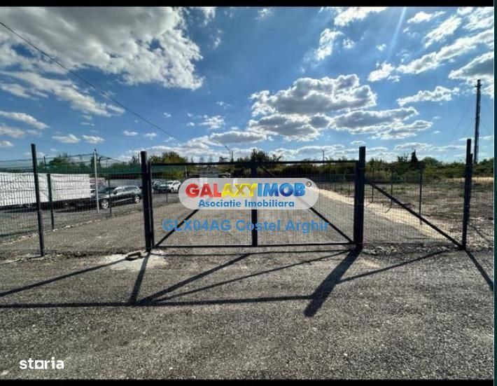 Inchiriem 1000 mp teren pentru parc auto , la DN65B